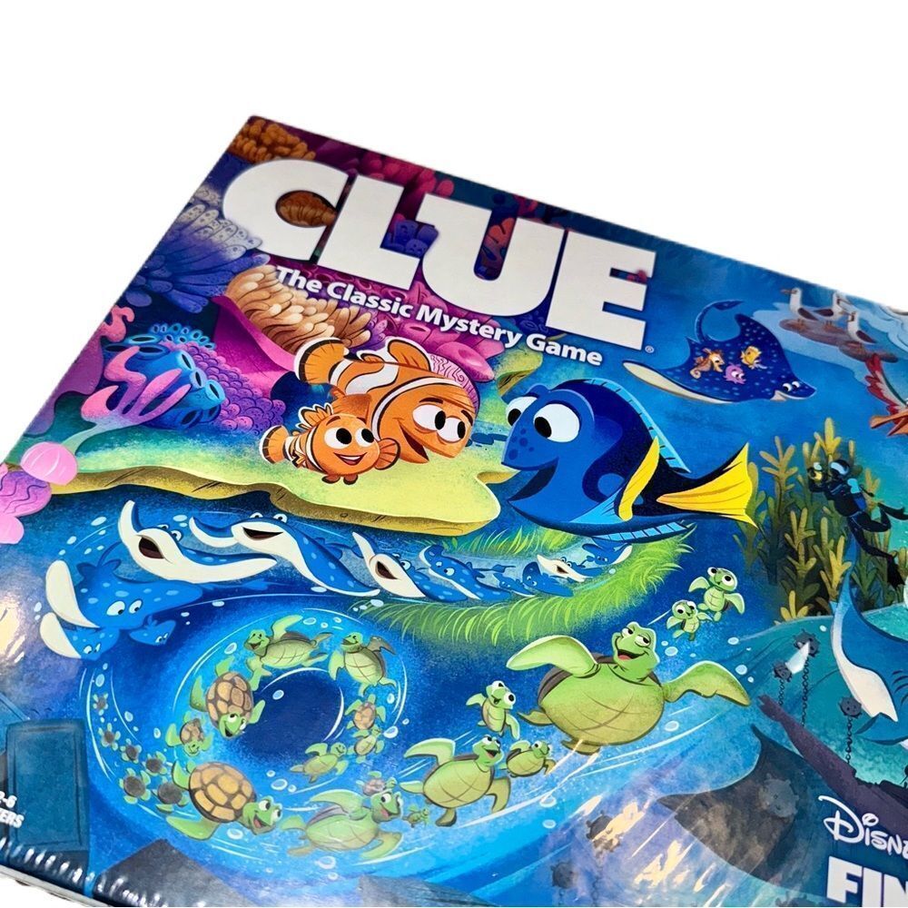 **SOLD** CLUE Board Game Finding Nemo Ltd Edition Disney Pixar Mystery Game - Picture 4 of 14